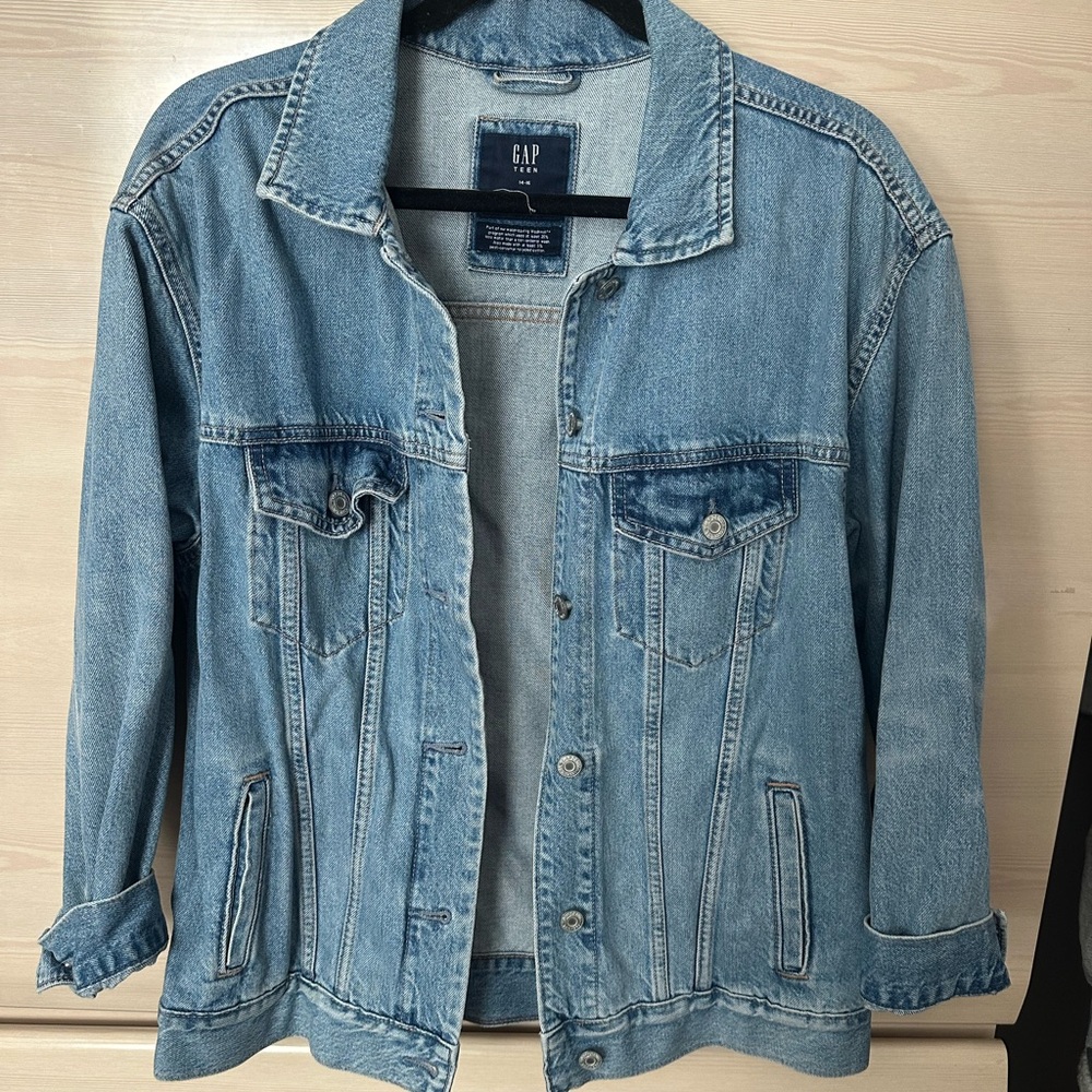 GAP Teen Blue Denim Jacket Size 14-16